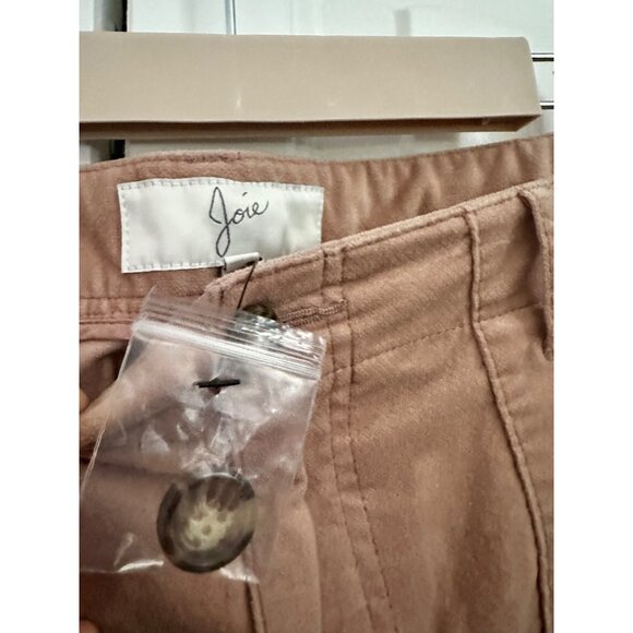 Joie khaki velvet cropped jeans with‎ patch pockets NWOT 29 - Picture 5 of 7